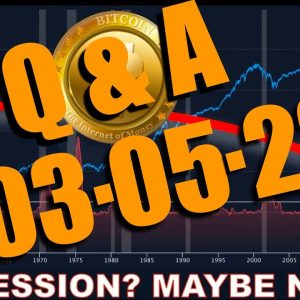 Q&A (AFTER LIVE STREAM) - "IS A RECESSION GUARANTEED?. ETH SHANGHAI DELAYED & CRYPTO READY TO FIGHT"