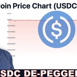 USDC STABLECOIN IN TROUBLE. HERE'S WHY & WHAT YOU NEED TO KNOW NOW.