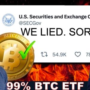 SEC SOURCE: 99% SPOT BITCOIN APPROVAL. GARY CAUGHT LYING.