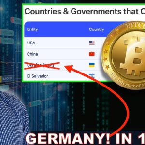 WHAT?!? IN ONE DAY GERMANY BECOMES THE 3RD LARGEST HOLDER OF BITCOIN! JUPITER AIRDROP TOMORROW!