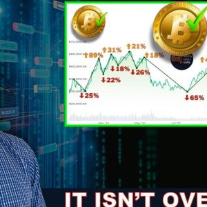 BITCOIN AND THE CRYPTO MARKET WILL CONTINUE THE SLIDE. LUCKY YOU!