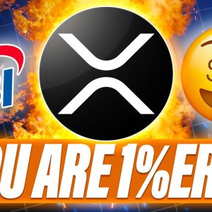 YOU ARE PART OF THE XRP 1% - PROOF BTC WAS AN EXPERIMENT - SBI SAYS XRP PRICE WILL BE HIGH