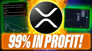 XRP MOVES HIGHER - 99% OF HOLDERS ARE NOW IN PROFIT - XRP / BTC CHART BREAKS RESISTANCE