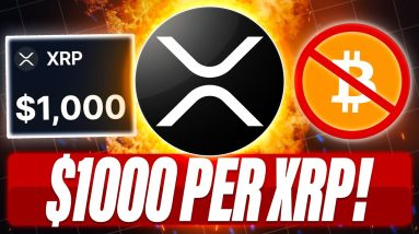 BTC PRICE RISES & DOMINANCE FALLS - $1000 PER XRP WILL BE THE BOTTOM - BEYOND BTC & ETH SHIFT BEGINS