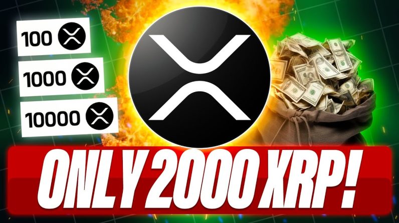 DON'T SELL XRP UNDER $10 - 2000 XRP MAKE YOU A MILLIONAIRE IN 2025? - AT $4.00 THE XRP FOMO BEGINS