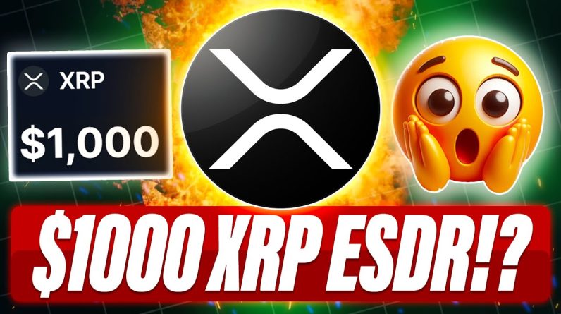 XRP AS #5 CRYPTO IS TEMPORARY - RETAIL FOMO HASN'T EVEN STARTED YET - XRP AS ESDR = $1000+