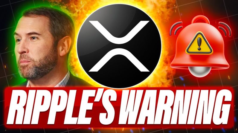 RIPPLE SENDS XRP HOLDERS A WARNING - VOLATILITY IS WHAT MAKES YOU RICH - CTO SHUTS DOWN VANECK EXEC