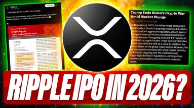 RIPPLE IPO IN 2026? - WAR ON CRYPTO IS OVER! - XRP NEWS!