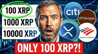 WHY 100 XRP MAY BE ENOUGH - BANKS WANT US TO STAY POOR - XRP WILL MAKE USD WORTH MORE AS PRICE RISES
