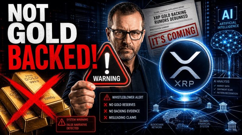 XRP WON'T BE GOLD BACKED! - THEY'RE WARNING YOU IT'S COMING! - WHY THEY NEED AI TO SUCCEED!