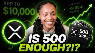 IS 500 XRP ENOUGH? - XRP GETS THIS STATUS & RETAIL WILL BE LOCKED OUT? - DID GOLDMAN BUY THE XRP DIP
