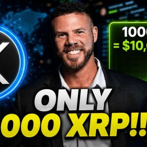 WILL 1000 XRP MAKE YOU RICH? - CRYPTO IS OUT LAST OPPORTUNITY! - XRP XLM & XDC TRIPLE THREAT!