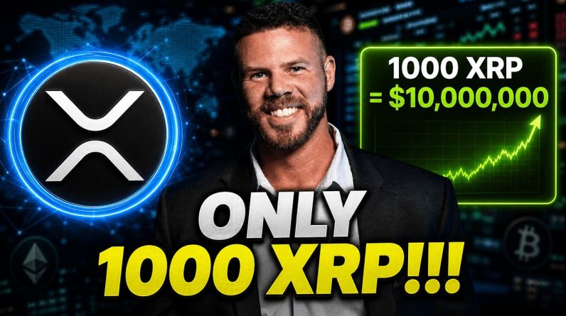 WILL 1000 XRP MAKE YOU RICH? - CRYPTO IS OUT LAST OPPORTUNITY! - XRP XLM & XDC TRIPLE THREAT!