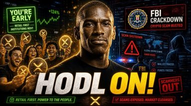 YOU BEAT THEM TO XRP HODL ON! - FBI CRYPTO SCAM CRACKDOWN! - CRYPTO IS A RETAIL LEVEL PLAYING FIELD!