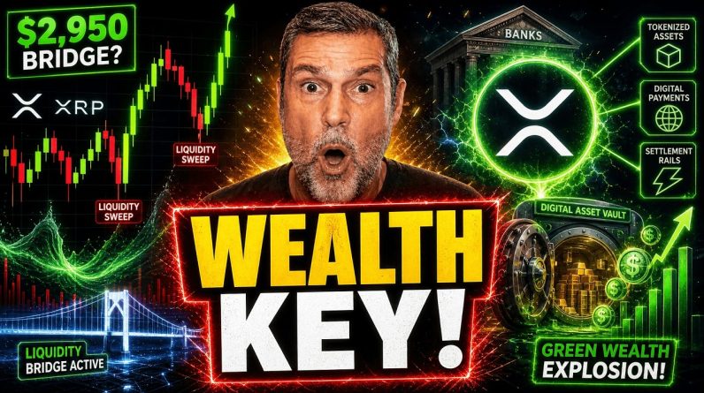 XRP VOLATILITY = KEY TO WEALTH! - IS $2,950 SET "BRIDGE" PRICE? - BANKS NEED TO TOKENIZE TO COMPETE!